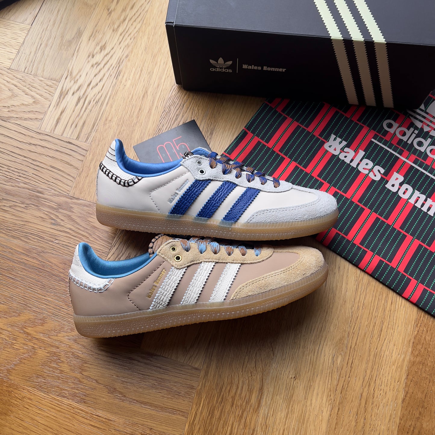 Adidas x Wales Bonner Samba ‘Cream/Blue’