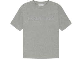 Fear of God Essentials Kids T-shirt Heather 'Oatmeal/Dark Heather Oatmeal'