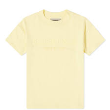 Fear of God Essentials Kids T-shirt Yellow/Lemonade